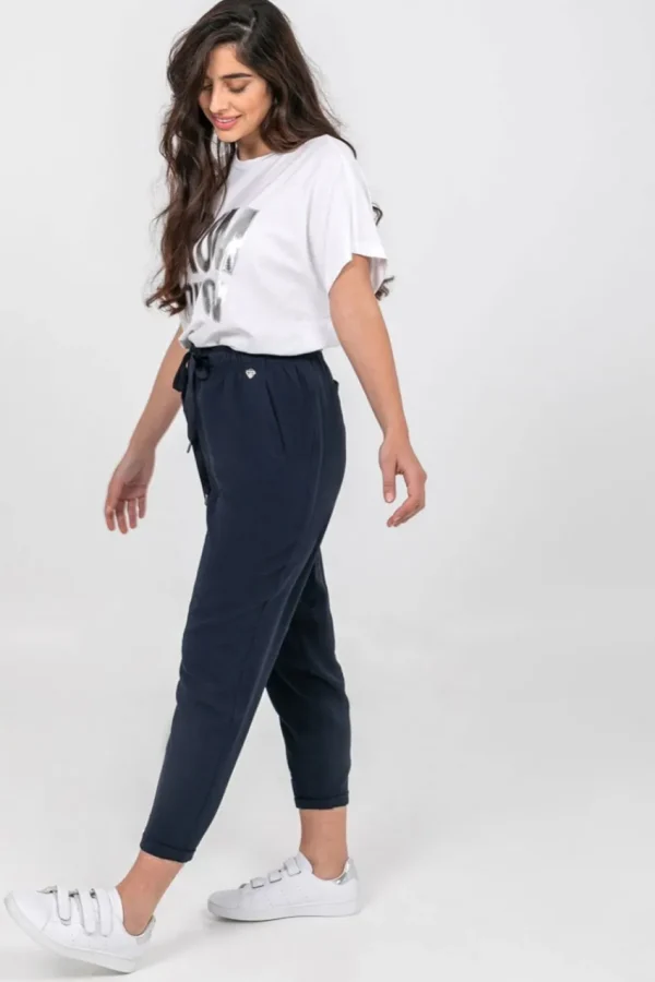 Mat Fashion Pantalone in crep taglie comode Fashion