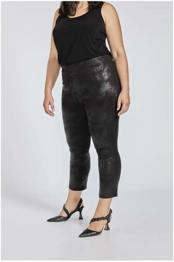 SPG Woman Pantalone in pelle rock taglie comode Best