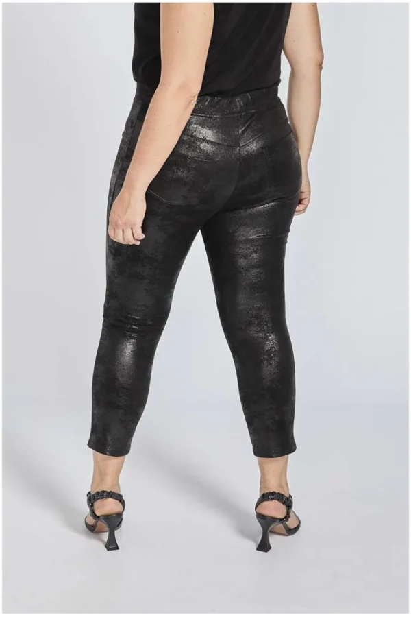 SPG Woman Pantalone in pelle rock taglie comode Best