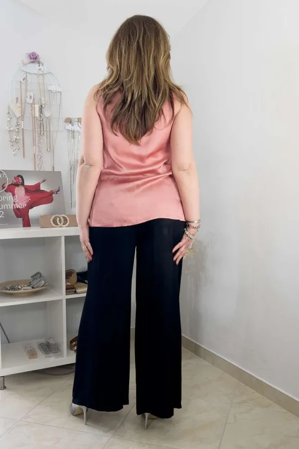 Mealys Pantalone in raso di viscosa taglie comode Hot
