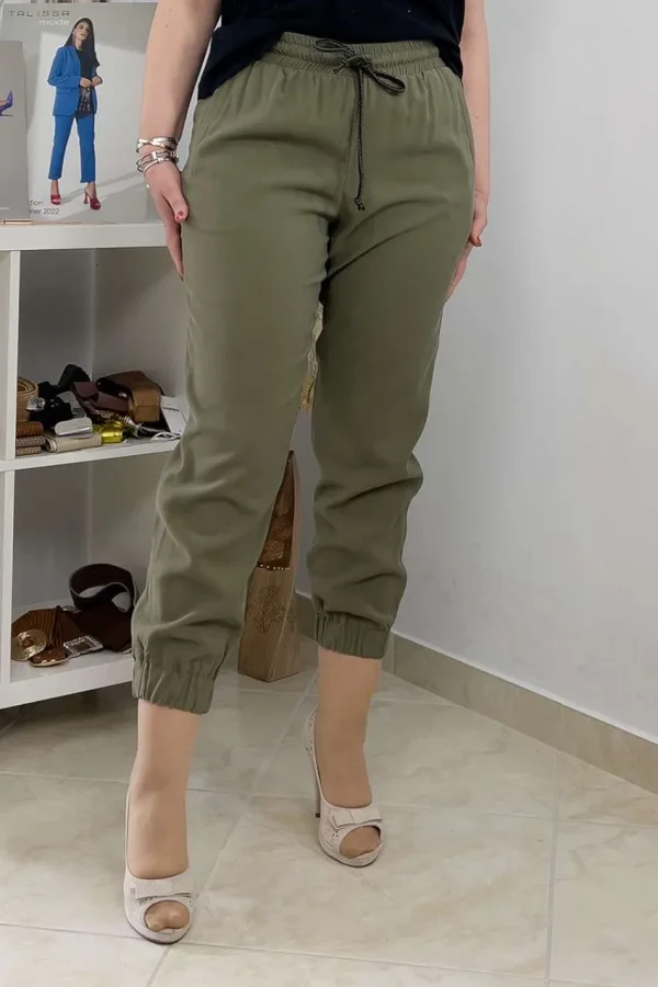 Jiveley Pantalone Jogging con elastico al fondo Hot
