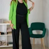 Talissa Mode Pantalone palazzo tinta unita taglie comode Outlet