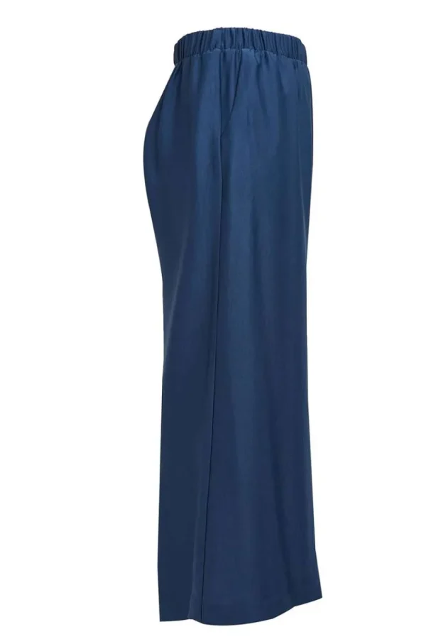 Mat Fashion Pantalone satin a palazzo taglie comode New