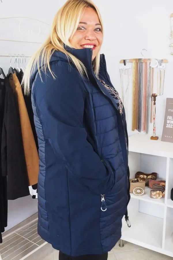 Navigazione Piumino trapuntato con manica softshell taglie comode Best