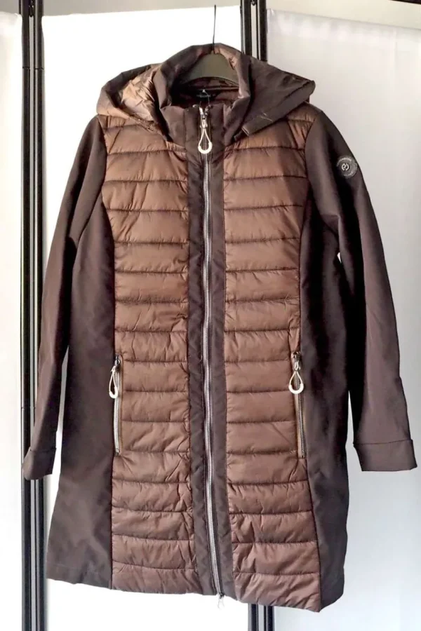 Navigazione Piumino trapuntato con manica Softshell taglie comode Clearance