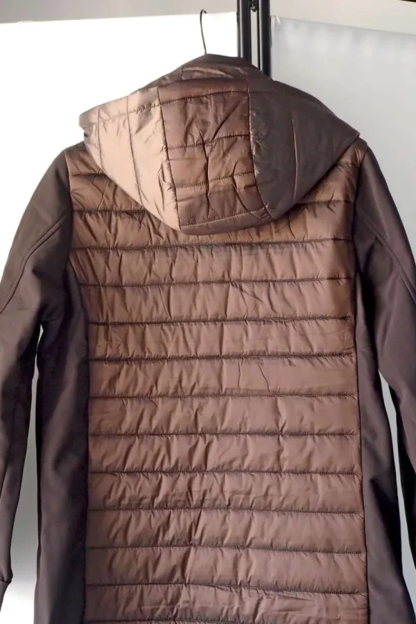 Navigazione Piumino trapuntato con manica Softshell taglie comode Clearance
