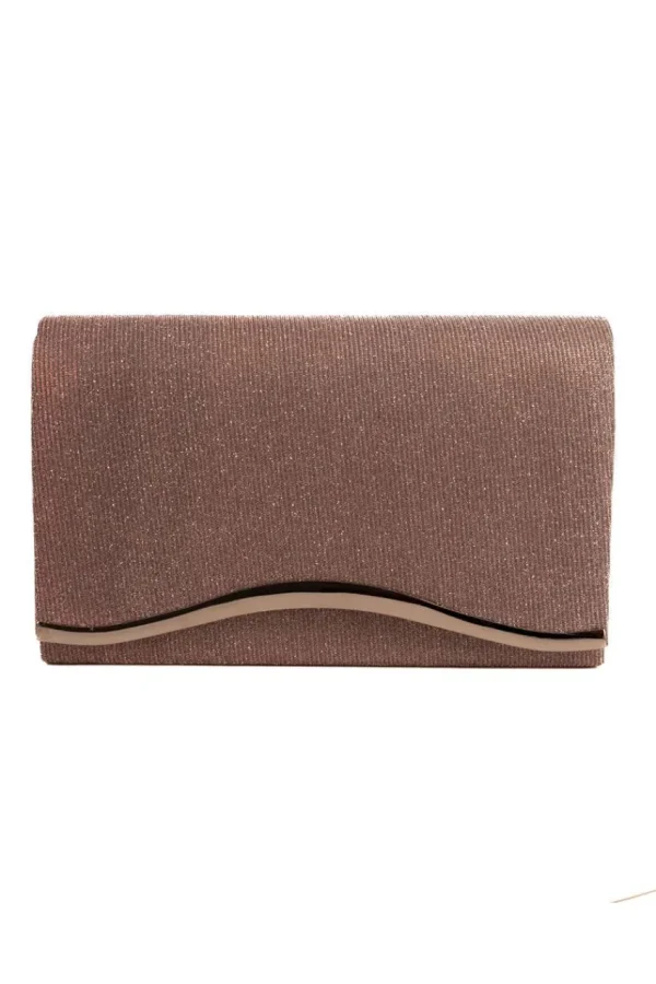 Donna Curvy Pochette in lurex Outlet
