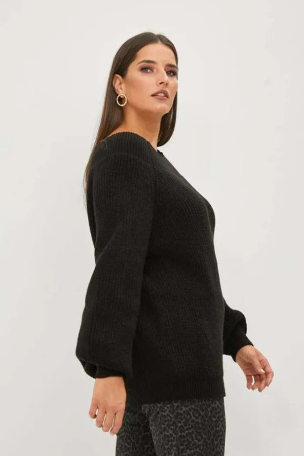 Mat Fashion Pullover con spalle scoperte taglie comode Sale
