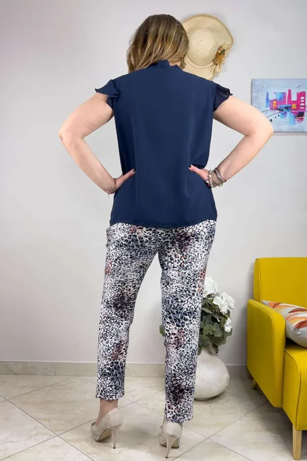 Donna Curvy Top con fiocco taglie comode Outlet