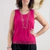Talissa Mode Top con pizzo taglie comode Hot