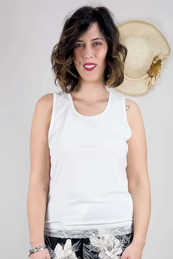 Talissa Mode Top con pizzo taglie comode Discount