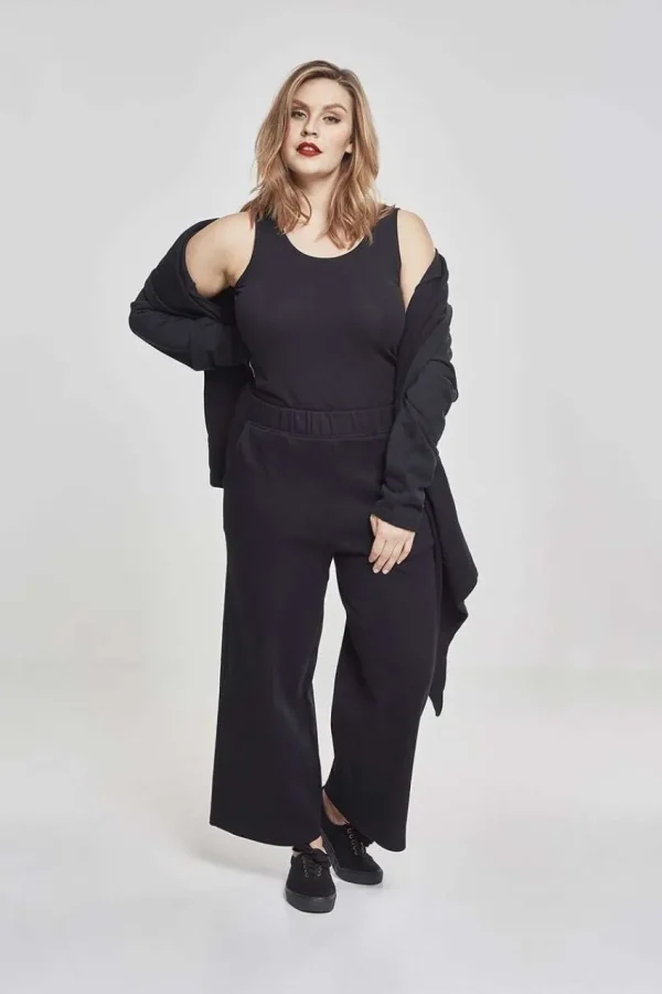 Urban Classics Top elasticizzato basic, 2 pezzi taglie comode Outlet