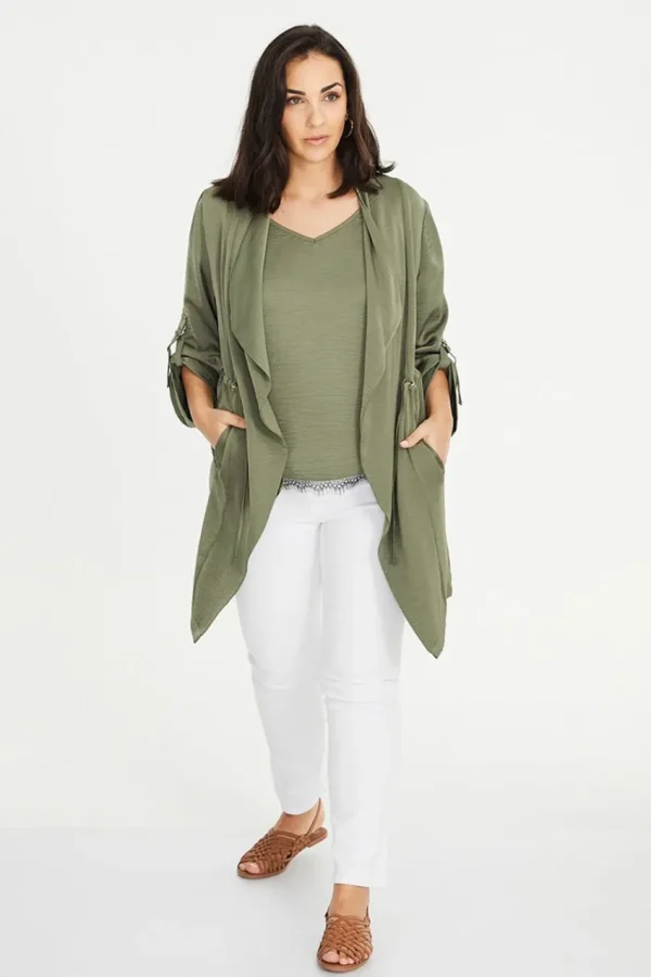 SPG Woman Trench lungo taglie forti Outlet