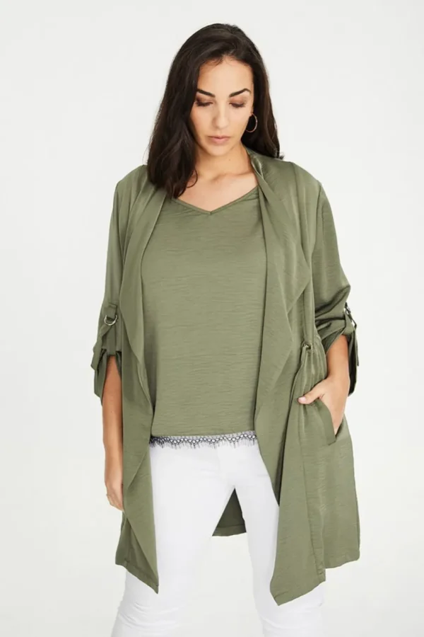 SPG Woman Trench lungo taglie forti Outlet