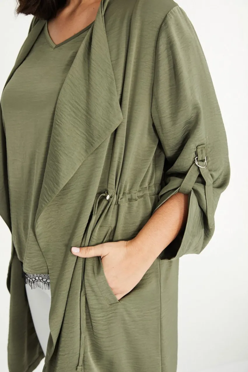 SPG Woman Trench lungo taglie forti Outlet