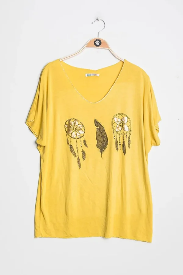 Donna Curvy T-Shirt dreamcatcher Clearance