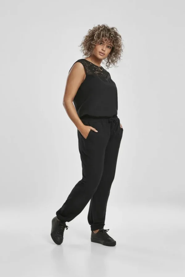 Urban Classics Tuta inserti in pizzo taglie forti Best